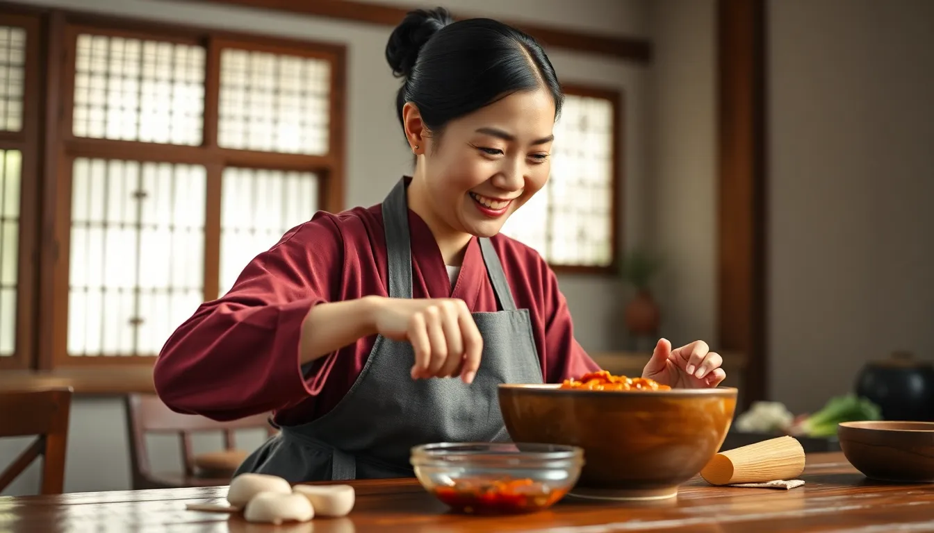 김장 재료 준비