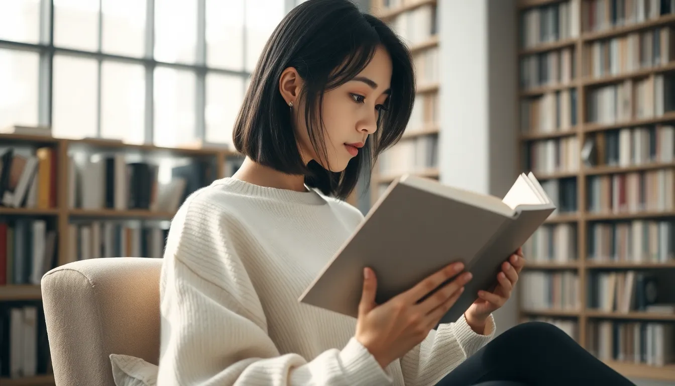 가을 독서 풍경