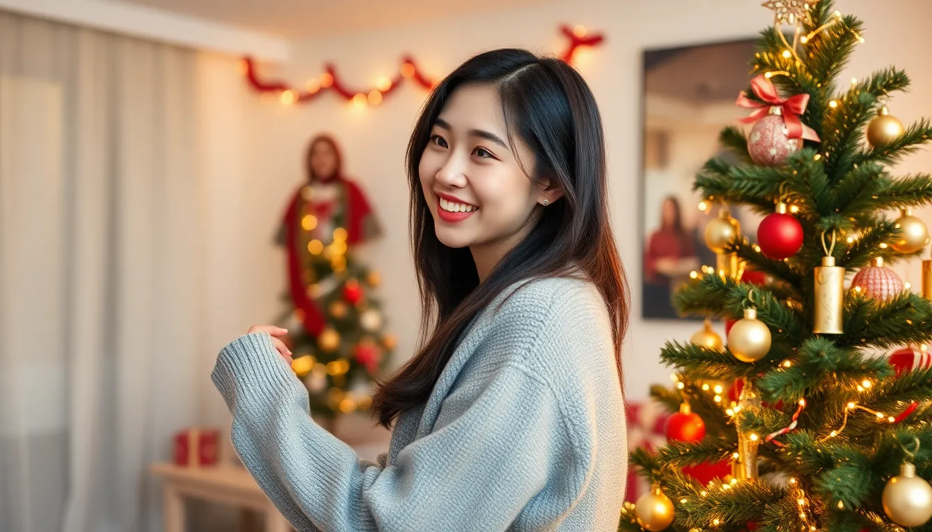 DIY 트리 장식 예시 1