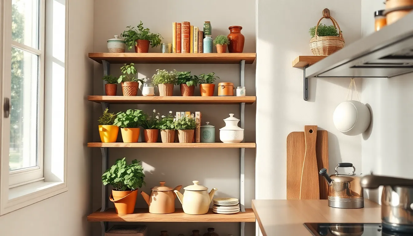 스마트 주방 수납 아이디어 예시 이미지